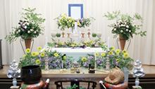 一般葬  生花祭壇